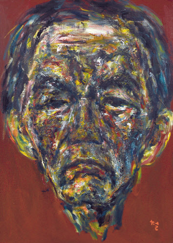 권순철, 얼굴, 90.9x65.1cm, 캔버스에 유채, 2002