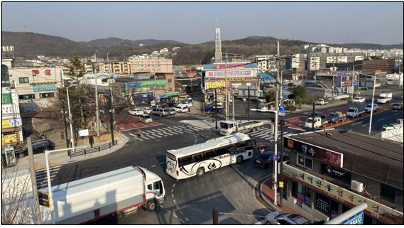 통일로 아래내유 사거리. [고양시]