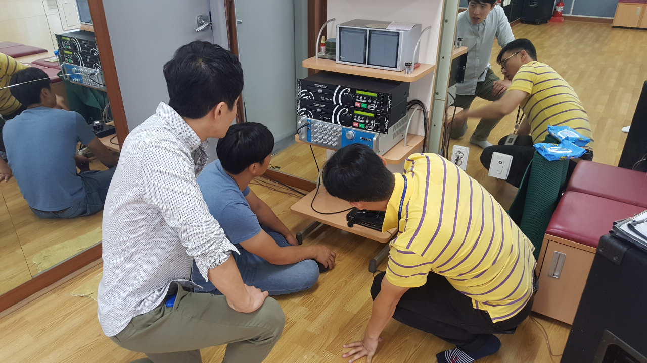 용인문화재단 무대시설팀이