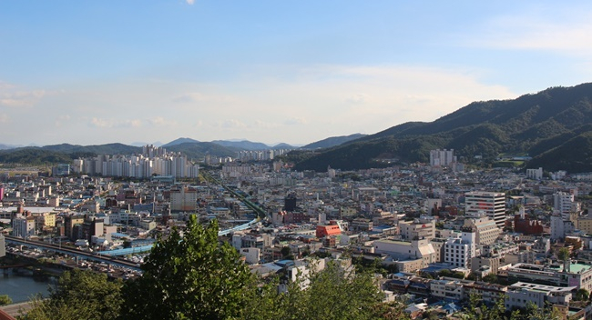 전남 순천시 전경.