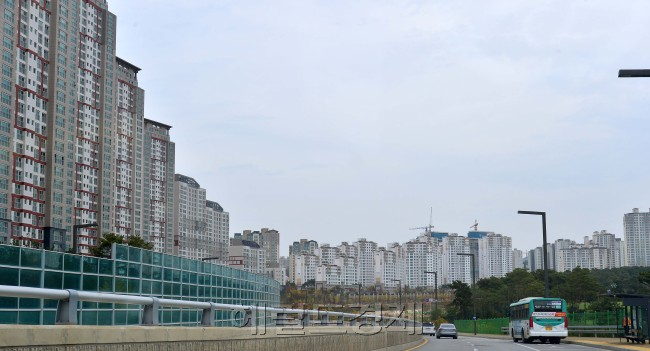경기도 화성 일대 아파트단지 전경 [헤럴드경제DB]