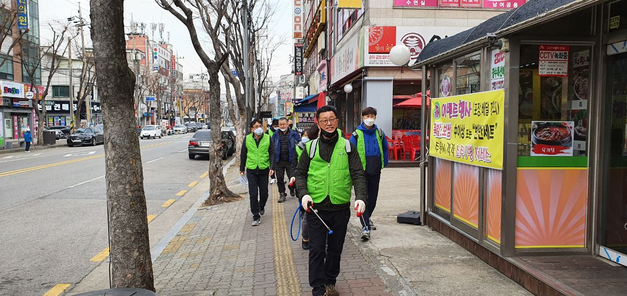 안산시는 주요상권을 중심으로 방역체계 구축한다. [안산시 제공]