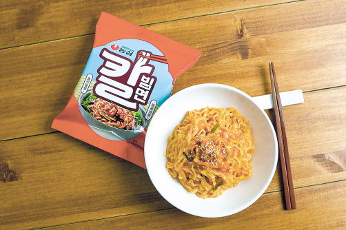 농심 ‘칼빔면’ 조리 이미지 [농심 제공]