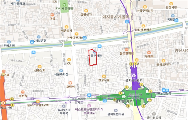 공공산업거점공간 위치. [서울시 제공]