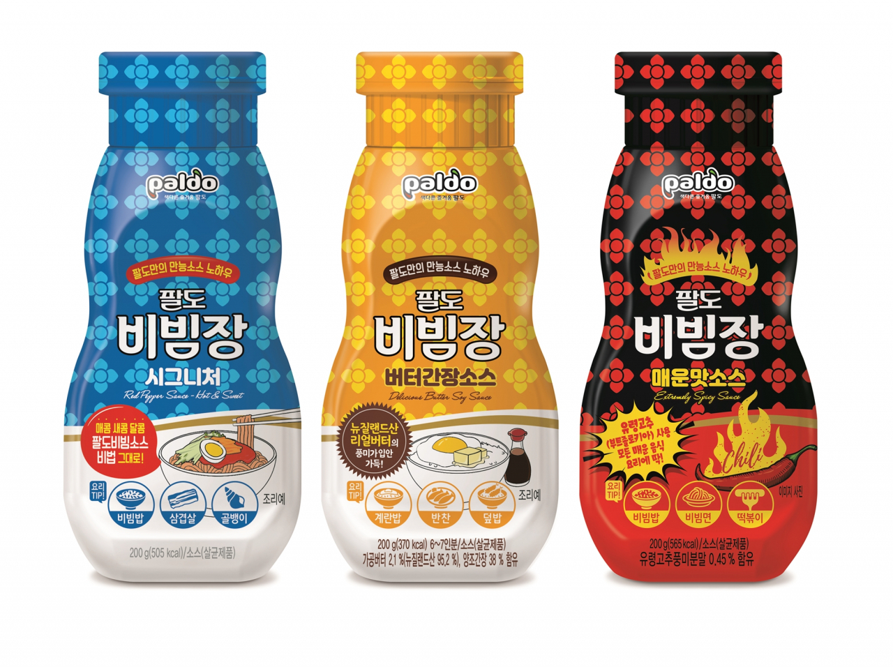 '팔도비빔장' 제품 3종 이미지 [제공=팔도]