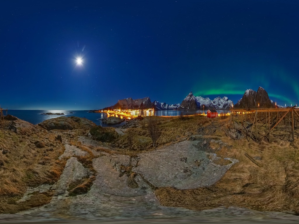 Northern lights in Norway seen through VR (KT)