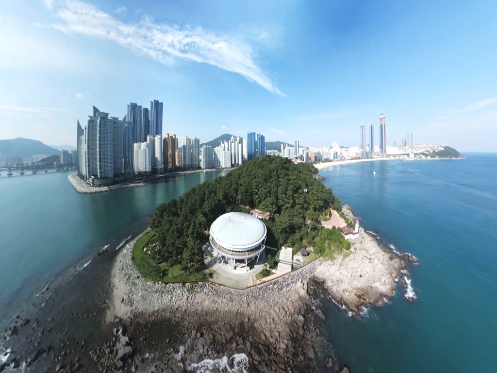 Haeundae in Busan seen through VR (KT)