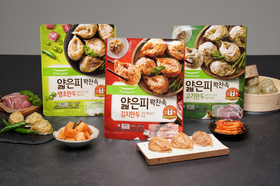 '풀무원 얇은피꽉찬속 만두' 제품 이미지 [제공=풀무원]