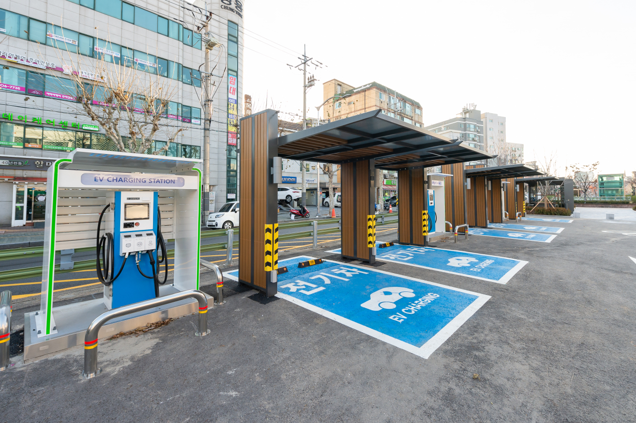 전기차 집중 충전소. [양천구 제공]
