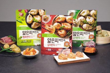 ‘풀무원 얇은피꽉찬속 만두’ 제품 이미지 [풀무원 제공]