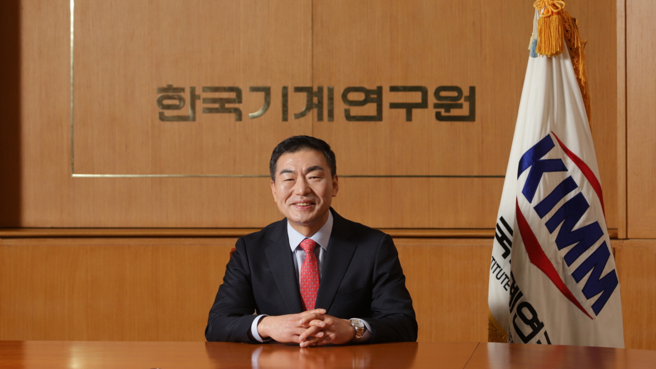 박상진 기계연 신임원장이 13일 취임식을 갖고 공식업무에 돌입했다.[한국기계연구원 제공]