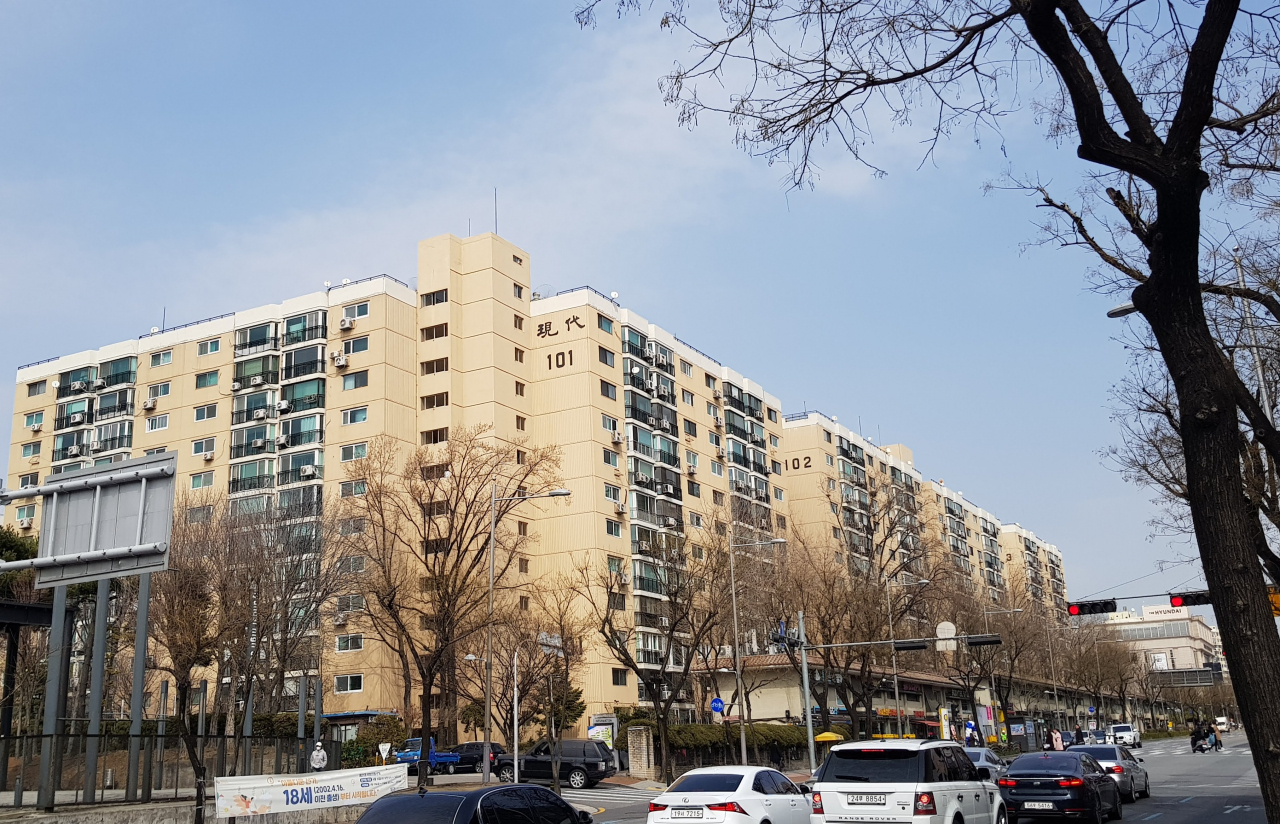 압구정 현대아파트 전경. [헤럴드경제DB]