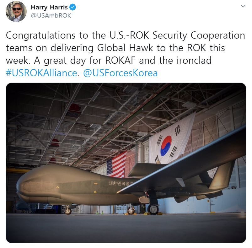 (Screen capture of US Ambassador Harry Harris' Twitter)