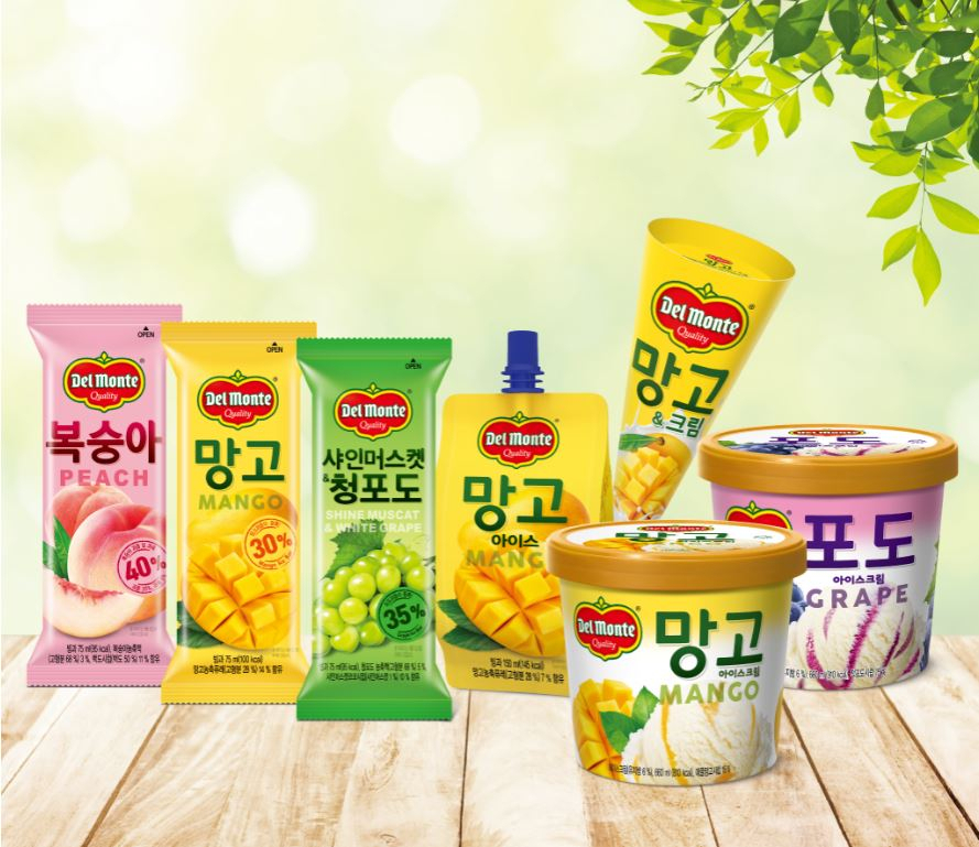 델몬트 빙과류 제품 이미지 [제공=롯데푸드]