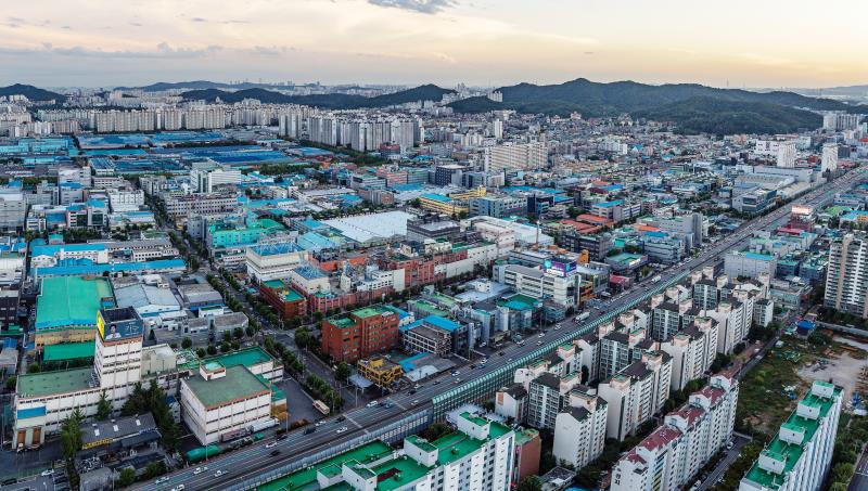 인천 부평산단(수출4공단1) 전경