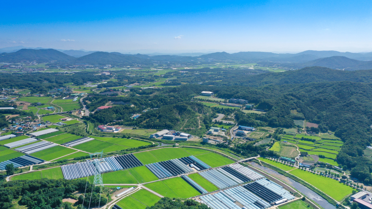 용인 원삼면 전경. [용인시 제공]