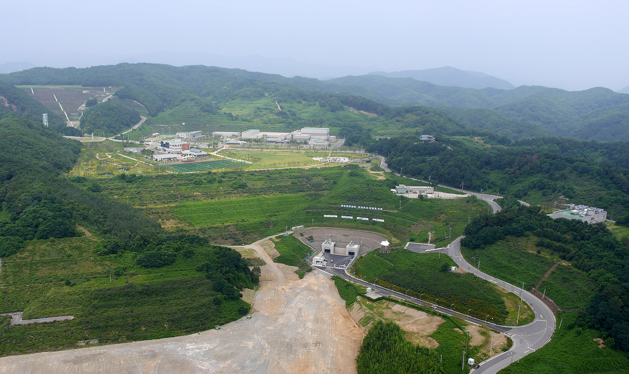 경주 방폐장 전경 [한국원자력환경공단 제공]