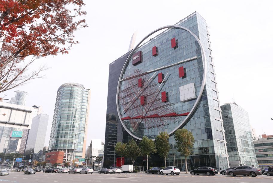 This image shows one of HDC Hyundai Development Company's offices in Seoul. (Yonhap)