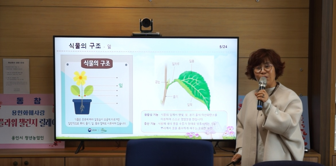 용인그린대학 온라인 수업 장면. [용인시 제공]