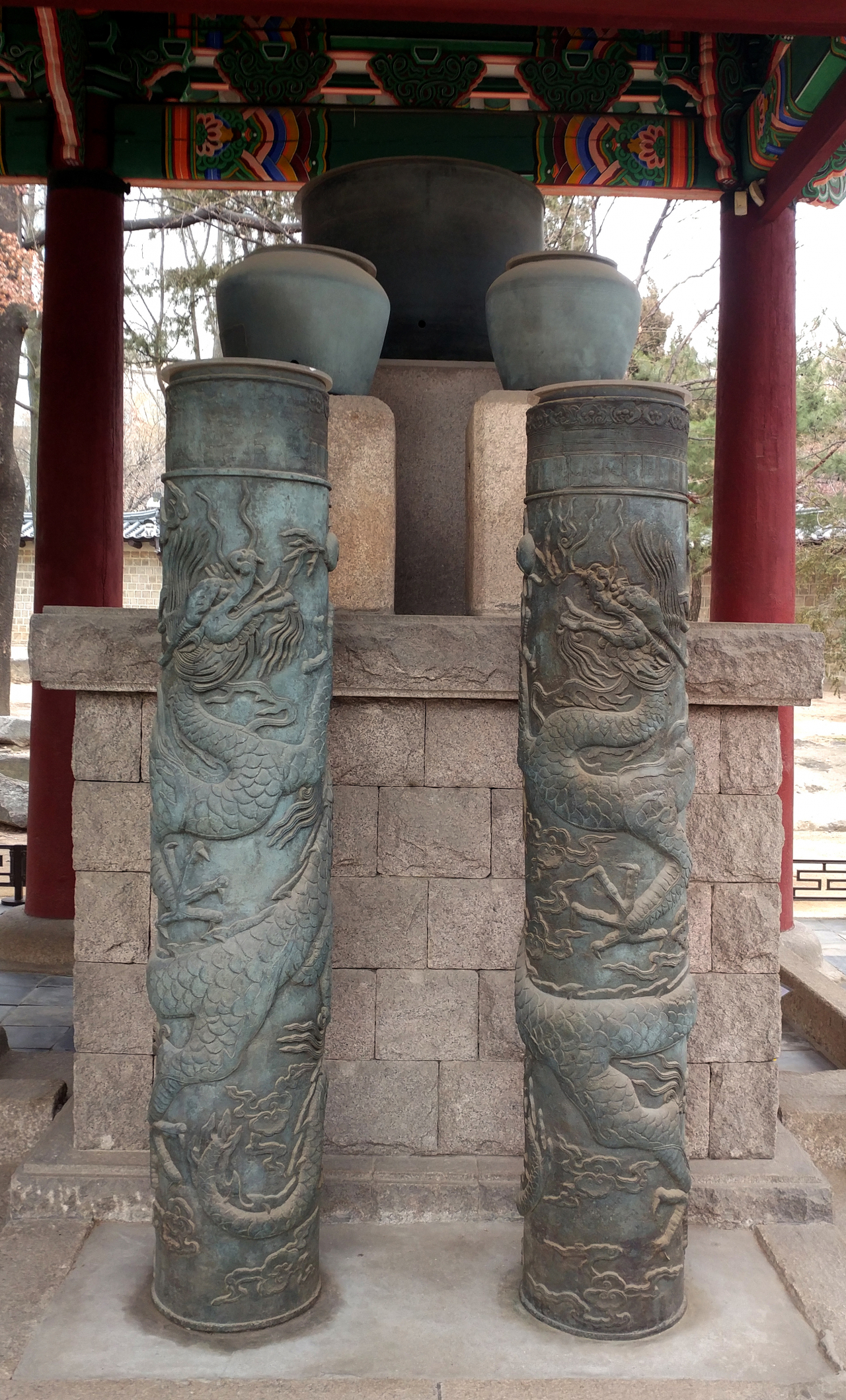 국보229호 자격루. 장영실이 먼저 만든 자격루는 기록만 있고, 현재 전해지지 않는다.