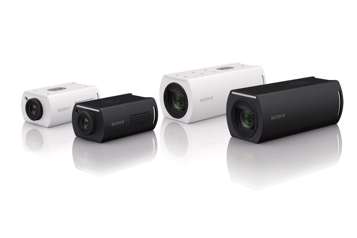 소니코리아가 23일 공개한 4K 60P 네트워크 카메라 SRG-XP1(좌), SRG-XB25(우). [소니코리아 제공]