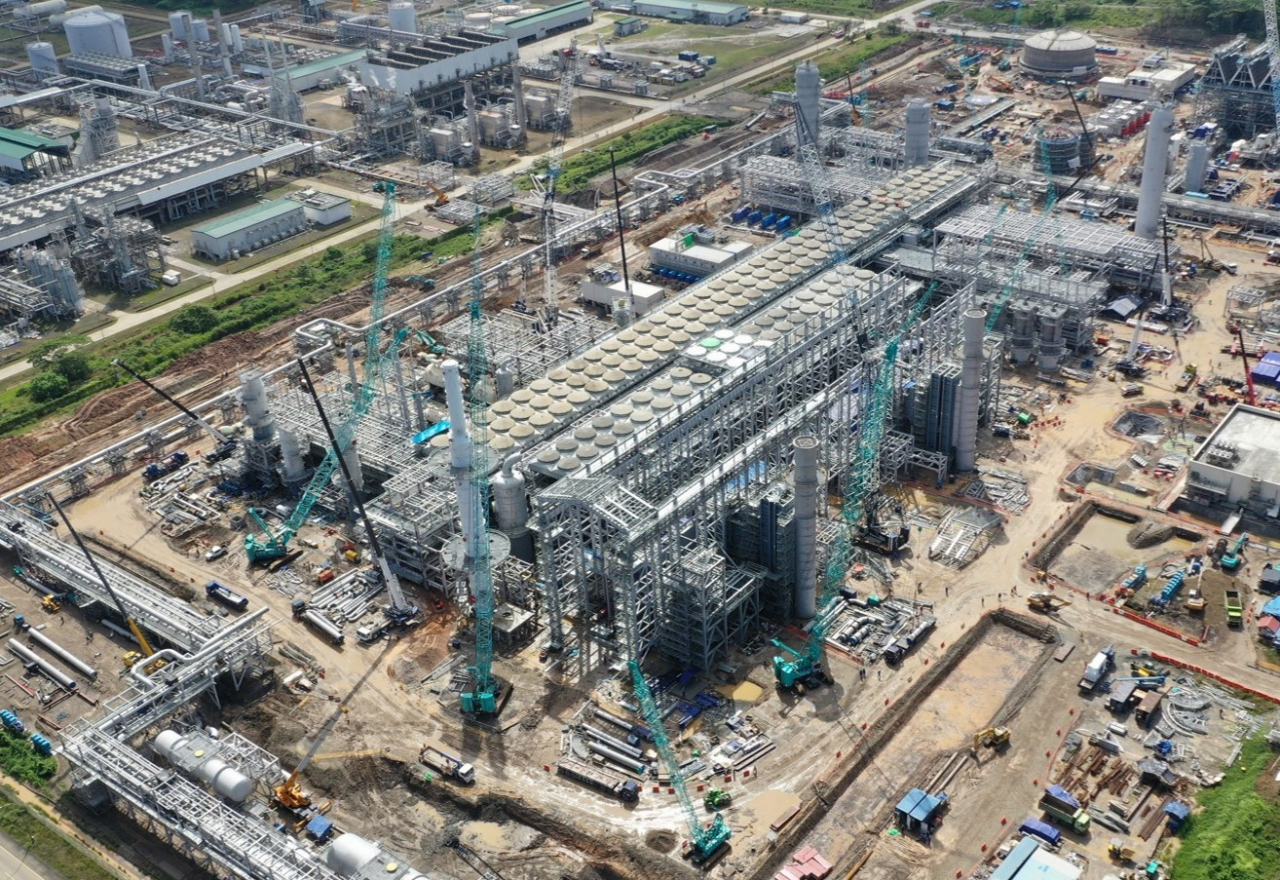 인도네시아 탕구 LNG 트레인3 전경 [대우건설]