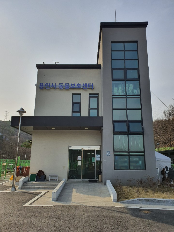 용인시동물보호센터 전경.