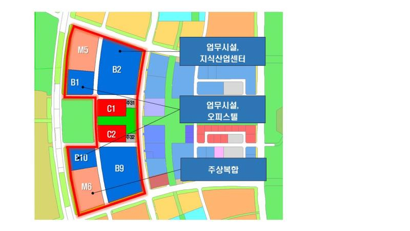 인천 청라국제업무단지 개발 실시계획 변경 주요 내용 이미지