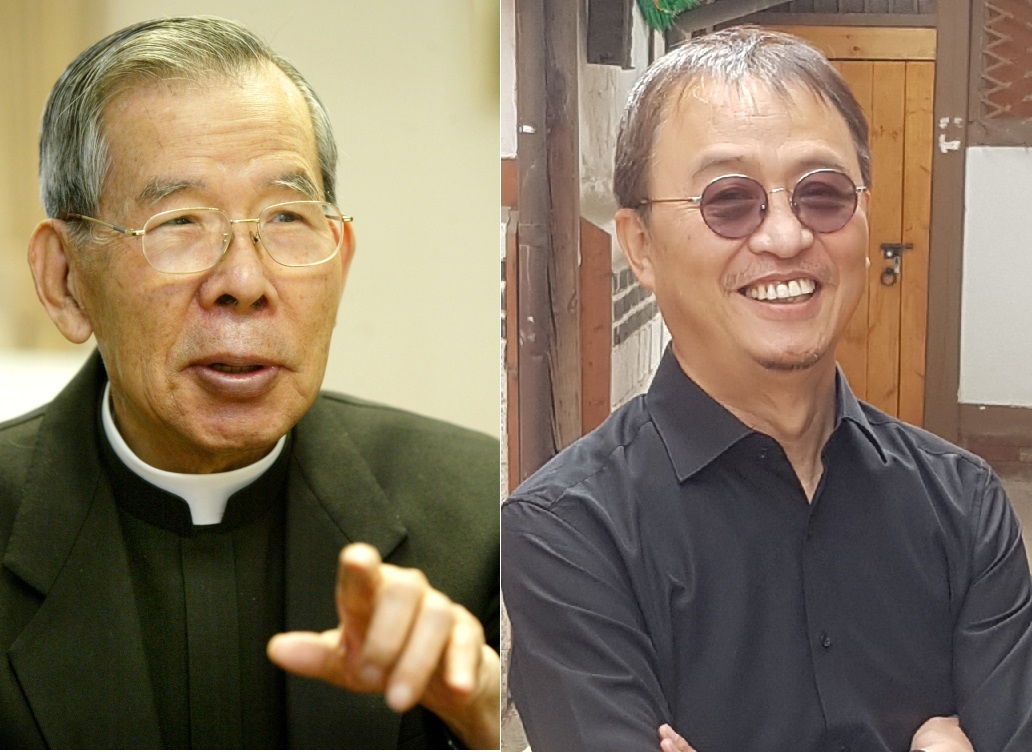 (Left) Late Cardinal Stephen Kim Sou-hwan (KH DB) / Director Choi Jong-tae (Little Big Pictures)