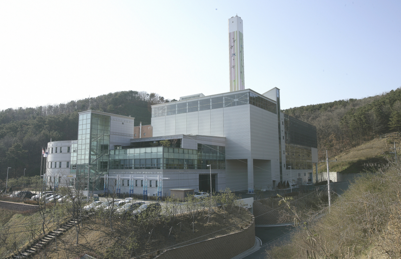 용인환경센터 전경.