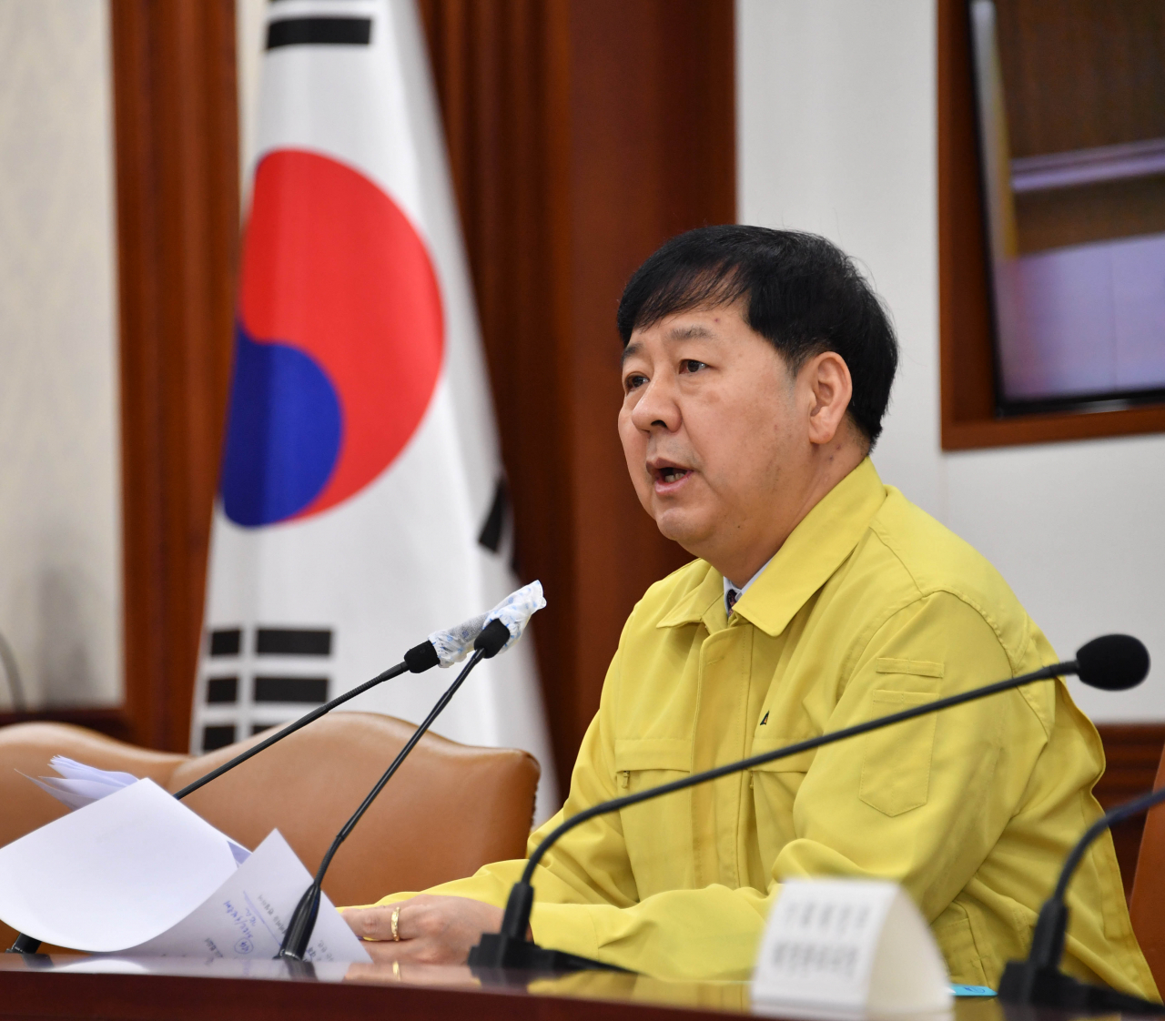 구윤철 기획재정부 차관이 1일 서울 광화문 정부서울청사에서 열린 '제6차 비상 재정관리점검회의'에서 발언하고 있다. [기획재정부 제공]