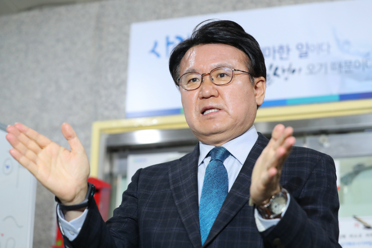 더불어민주당 소속 황운하 대전 중구 당선인 [사진=연합]