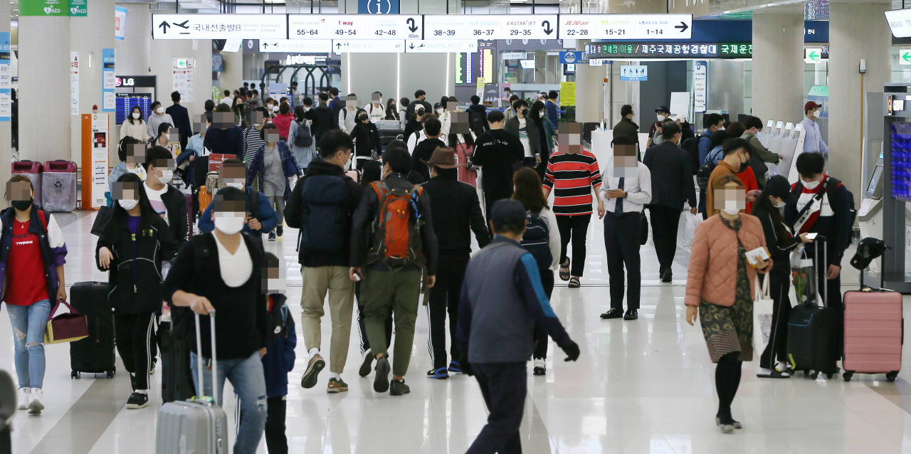 최근 제주국제공항 모습 [연합]