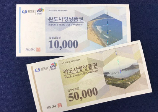 지역상품권 자료사진 [연합]