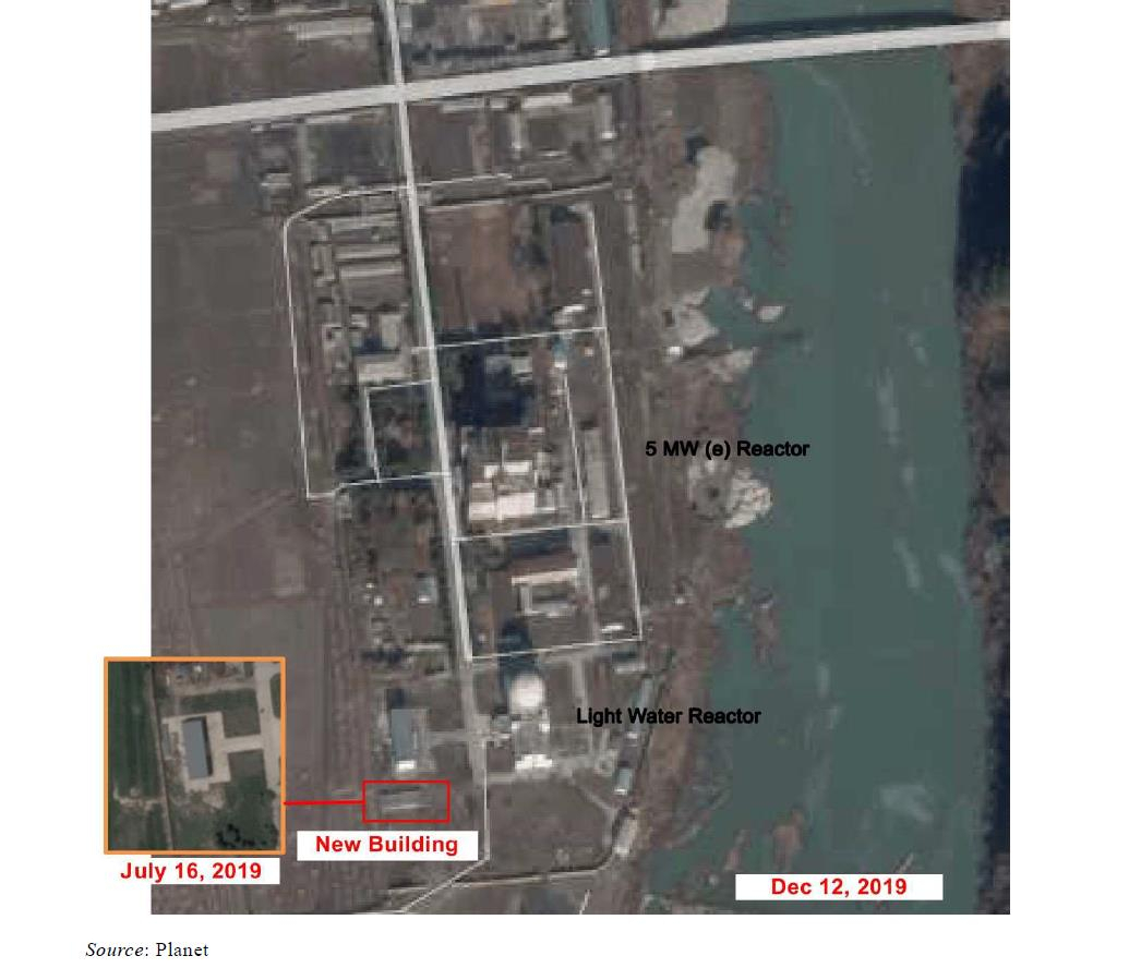 북한 영변의 5MW 원자로 및 경수로 [연합]