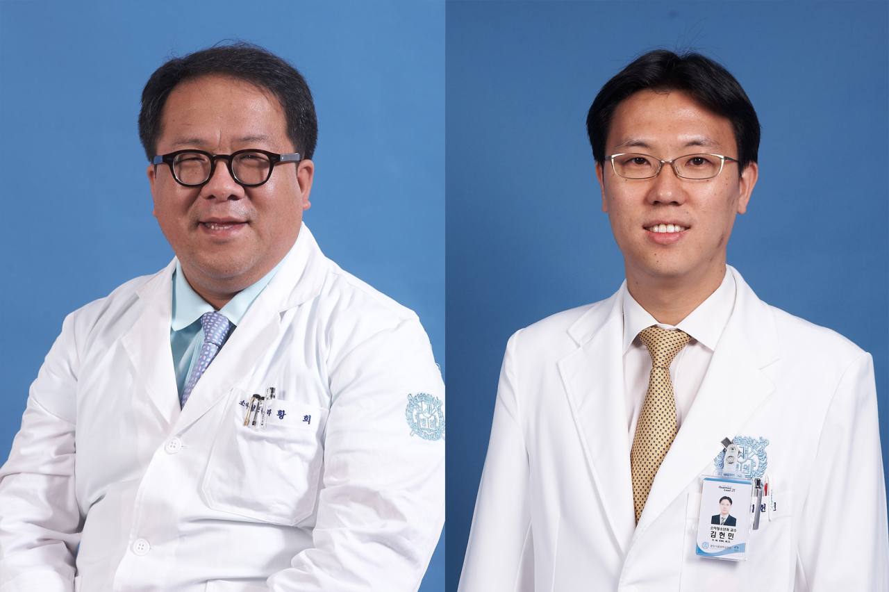 분당서울대병원 소아청소년과 황희 교수(왼쪽, 김헌민 교수(오른쪽)