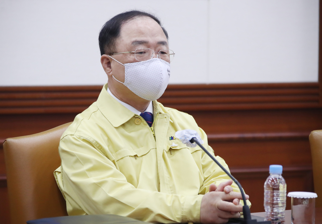 Finance Minister and Deputy Prime Minister Hong Nam-ki (Yonhap)