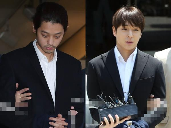 정준영(왼쪽), 최종훈[연합]