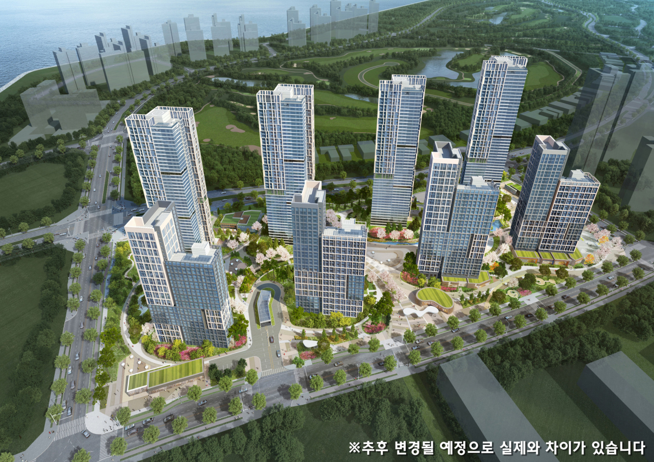 힐스테이트 레이크 송도 3차 조감도. [현대건설 제공]