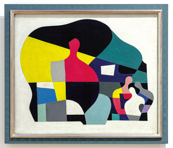 김환기, 론도, 1938, 캔버스에 유채, 61x71.5cm. 국립현대미술관 소장 [국립현대미술관 제공]