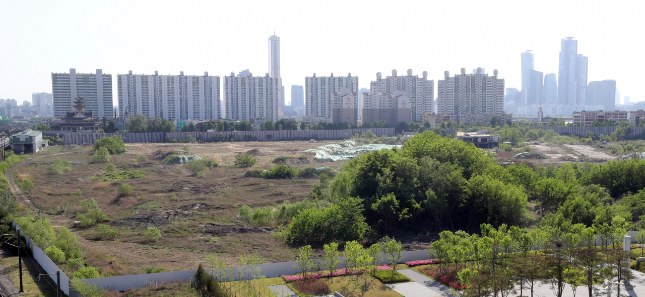 서울 용산 철도 정비창 부지 모습. [연합뉴스]