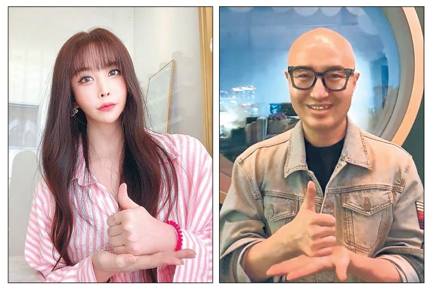 이경은(예명 하리수·왼쪽) 씨와 홍석천 씨가 SNS를 통해 이태원 클럽 방문자들의 코로나19 검사를 독려 하고 있다. [SNS 캡처]