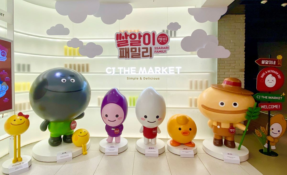 햇반 캐릭터 '쌀알이' 팝업스토어 모습 [제공=CJ제일제당]