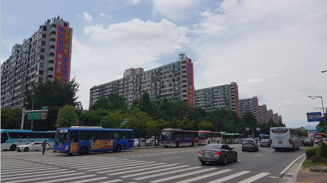 재건축을 추진 중인 잠실주공 5단지 전경. [헤럴드경제DB]