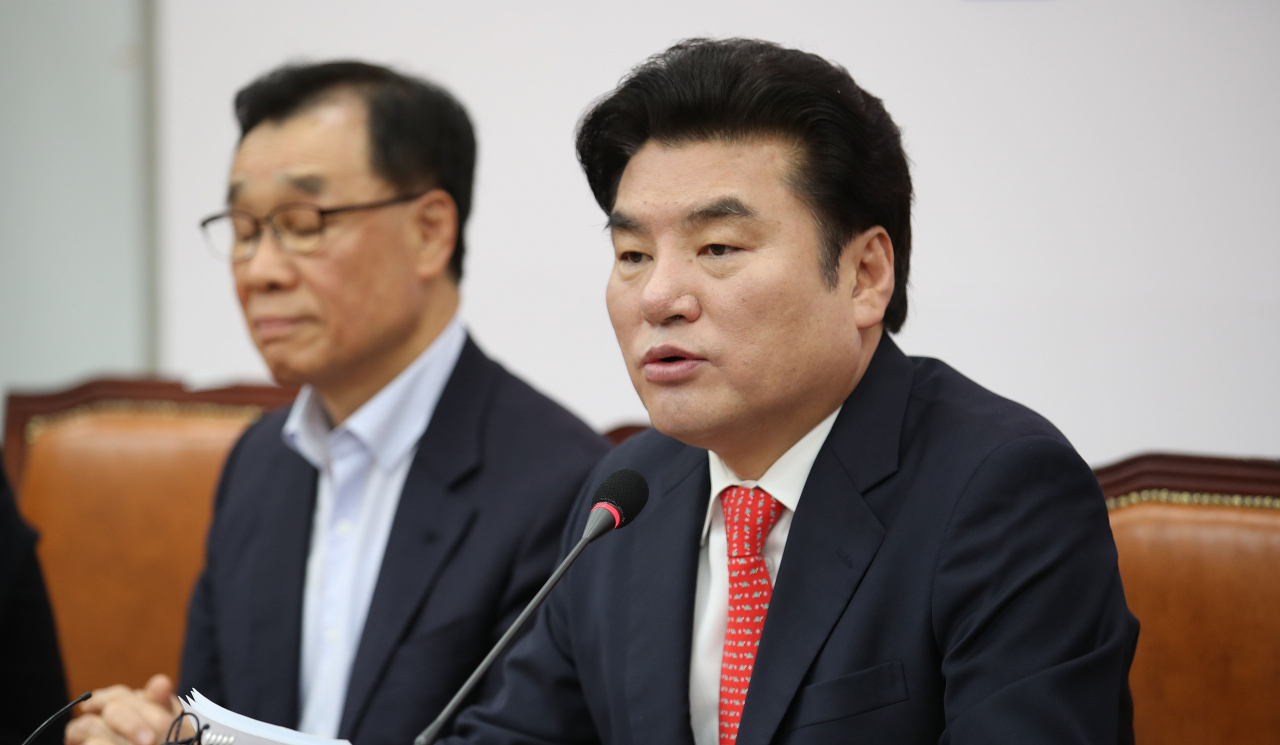 원유철 전 의원(전 미래한국당 대표). [연합]