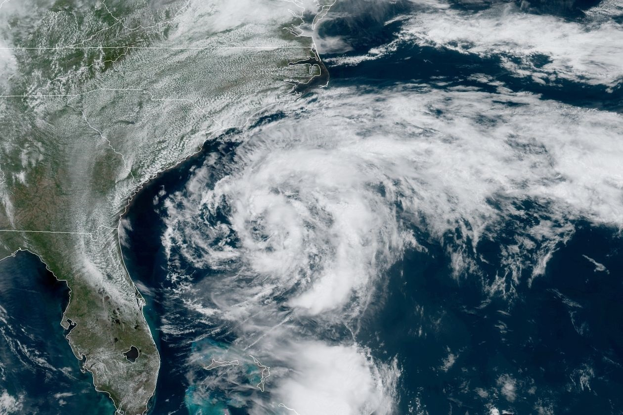 2020년 제 1호 허리케인 ‘아서(Arthur)’의 모습. [미국 국립해양대기청(NOAA)]