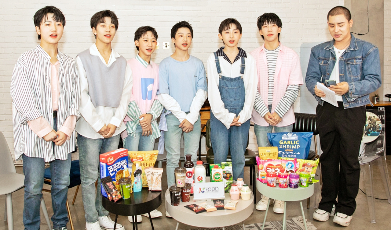 보이스토리 온라인콘서트 K-FOOD 홍보행사 모습 [aT 제공]