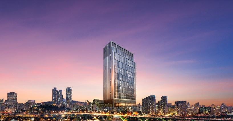 강남 논현 '펜트힐 캐스케이드' 투시도.