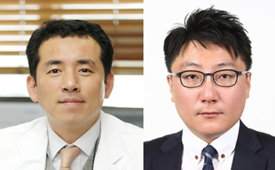 전남대 의대 민정준 교수(왼쪽)와 김동연 박사.