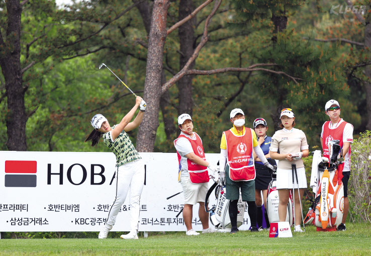 지난 주 열렸던 KLPGA 선수권대회 경기 모습. [KLPGA 제공]